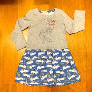 Mini Boden blue and get dress size six